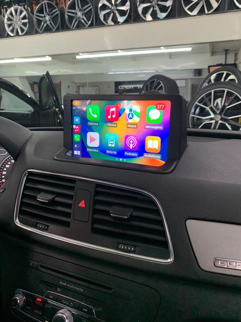 Central multimídia com Apple CarPlay em Audi Q3