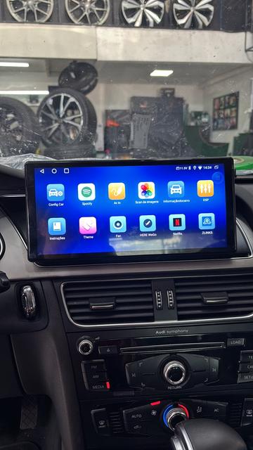 Central multimídia Android em Audi A4